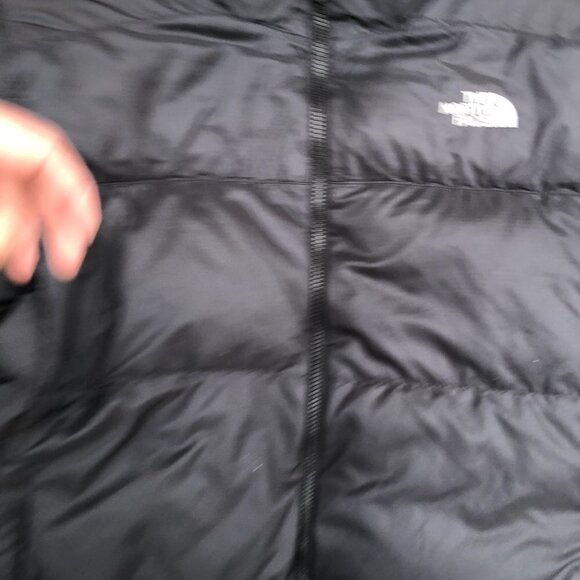 VINTAGE The North Face Nuptse Jacket 550 Series Black XL - Picture 4 of 11
